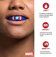 SafeJawz Marvel Captain America Mouthguard